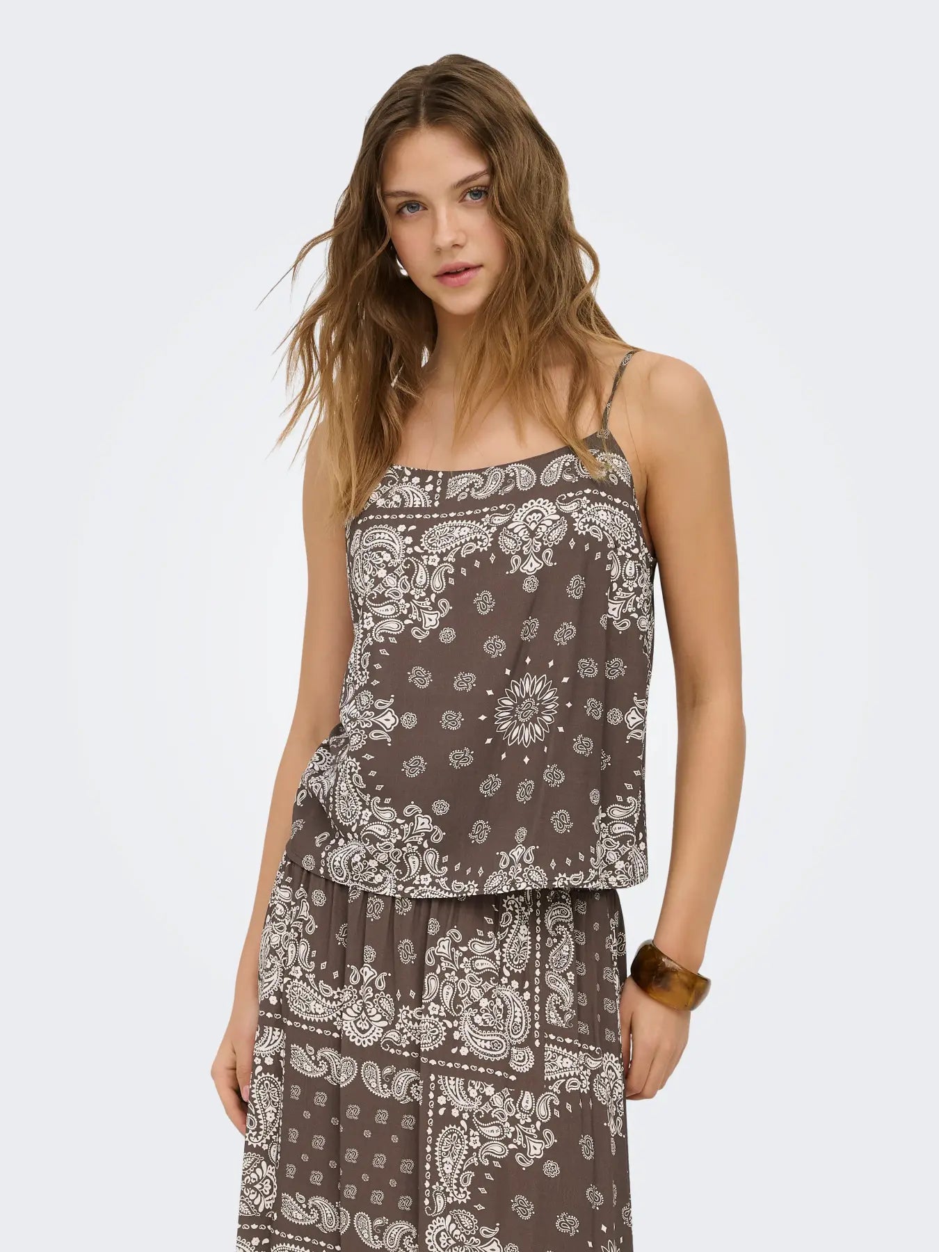 Ramse Bandana Print Cami Top