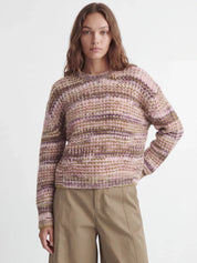 Space Dye Crew Neck Knit