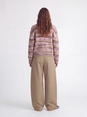 Space Dye Crew Neck Knit