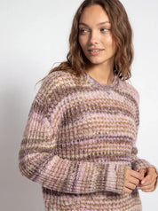 Space Dye Crew Neck Knit
