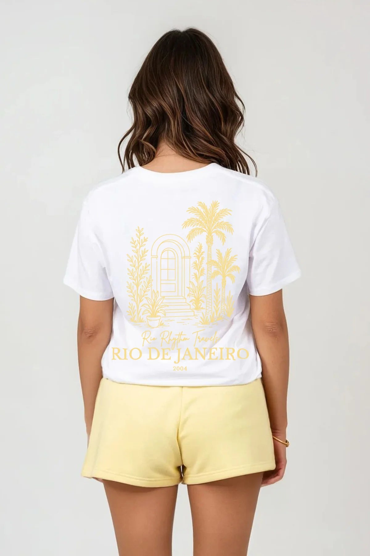 Joanie Yellow T-shirt and Short Co-Ord