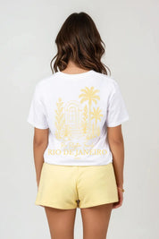 Joanie Yellow T-shirt and Short Co-Ord