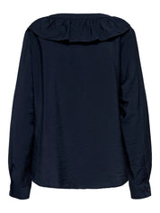 My Evie V-Neck Frill Blouse