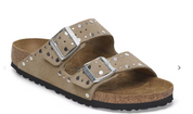 Birkenstock Arizona Rivet Suede Leather - Taupe