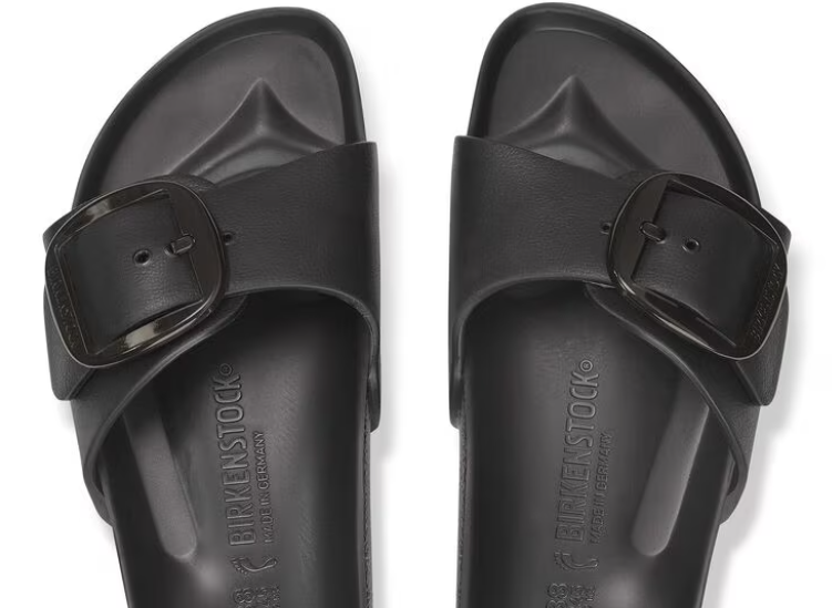 Birkenstock Madrid Black Big Buckle Eva