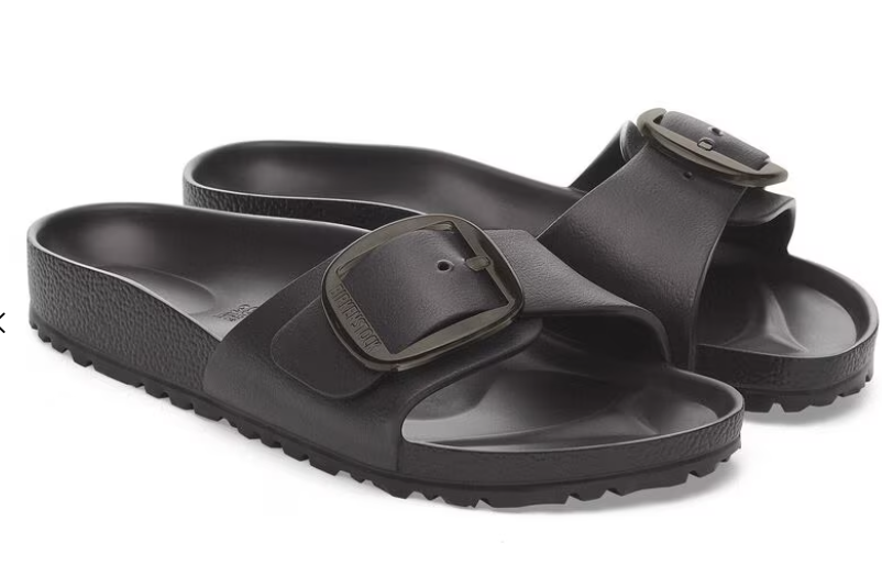 Birkenstock Madrid Black Big Buckle Eva