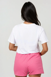 Daisy Pink Short Sweat Shorts