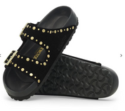 Birkenstock Arizona Rivet Suede Leather - Black