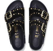 Birkenstock Arizona Rivet Suede Leather - Black