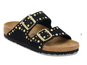 Birkenstock Arizona Rivet Suede - Black