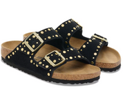 Birkenstock Arizona Rivet Suede - Black
