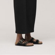 Birkenstock Arizona Rivet Suede - Black