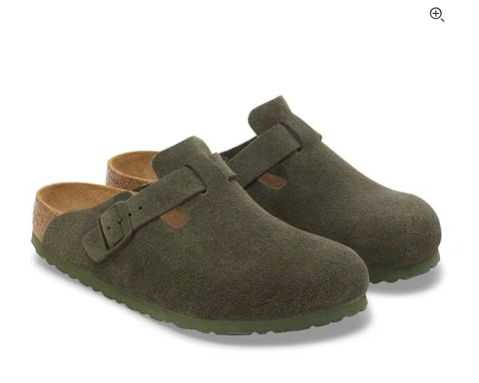 Birkenstock - Boston Suede Thyme