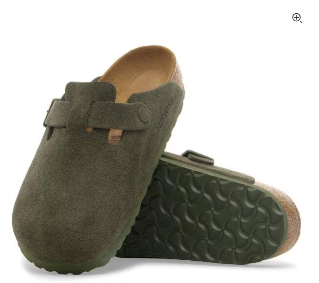 Birkenstock - Boston Suede Thyme