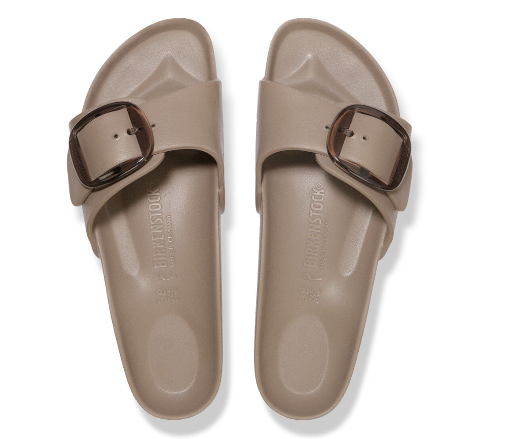 Madrid Big Buckle Eva Grey Taupe