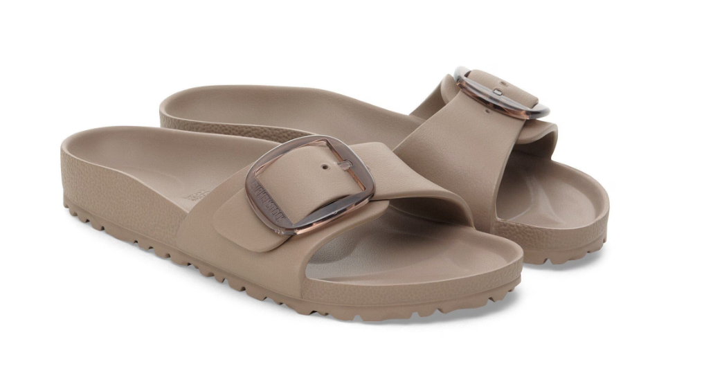 Madrid Big Buckle Eva Grey Taupe