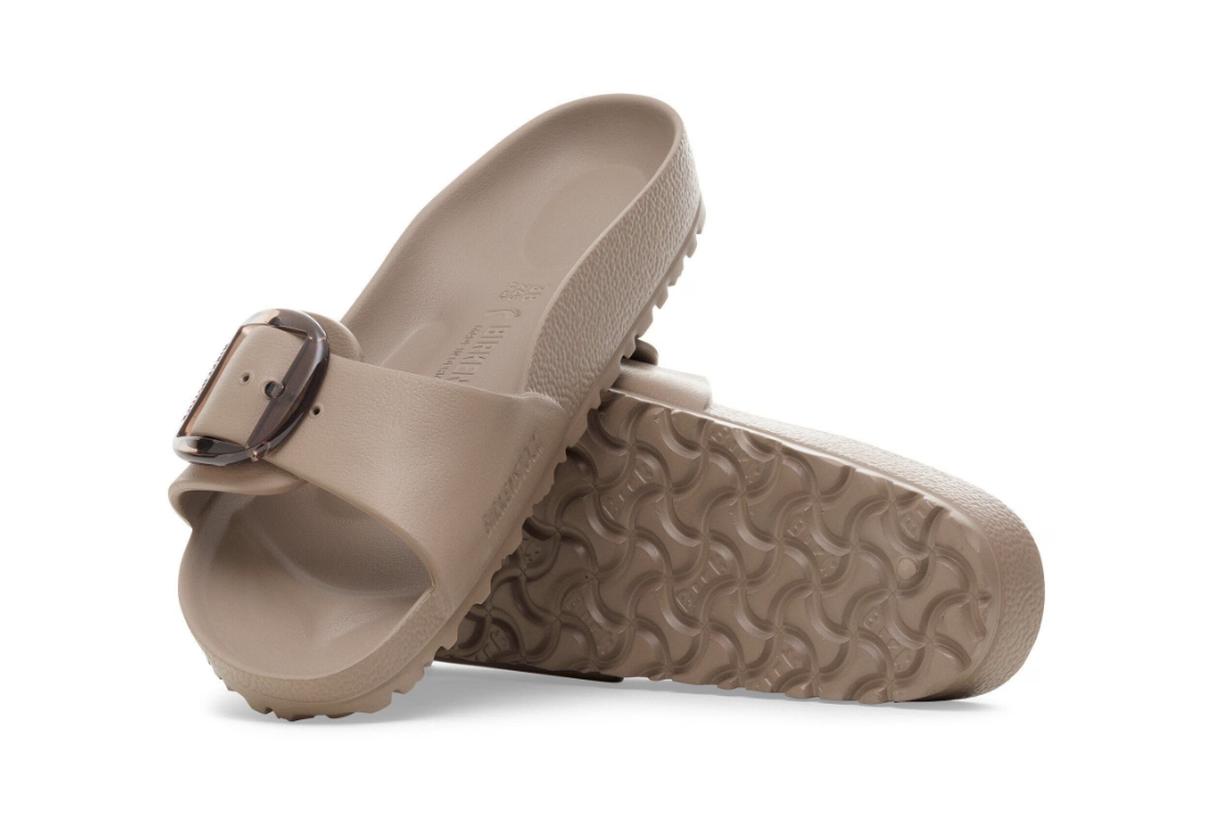 Madrid Big Buckle Eva Grey Taupe