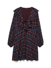 Emilie Short Checked Dress