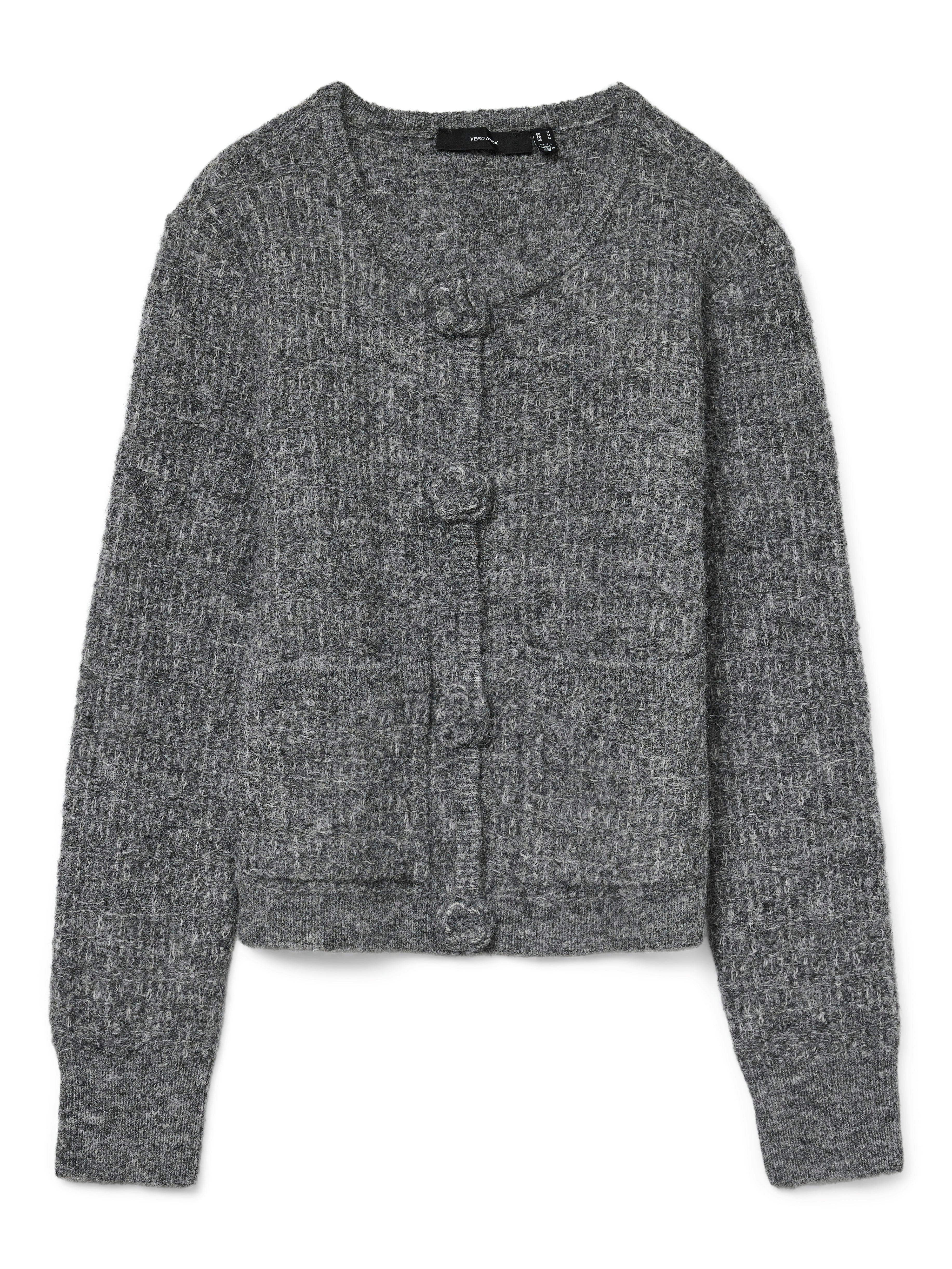 Blossom Grey Flower Cardigan