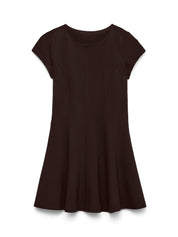 Jazlyn Brown Waisted Short Dress