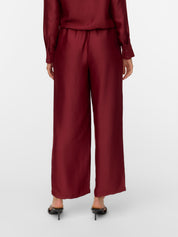 Toma Burnt Red Straight Leg Trousers