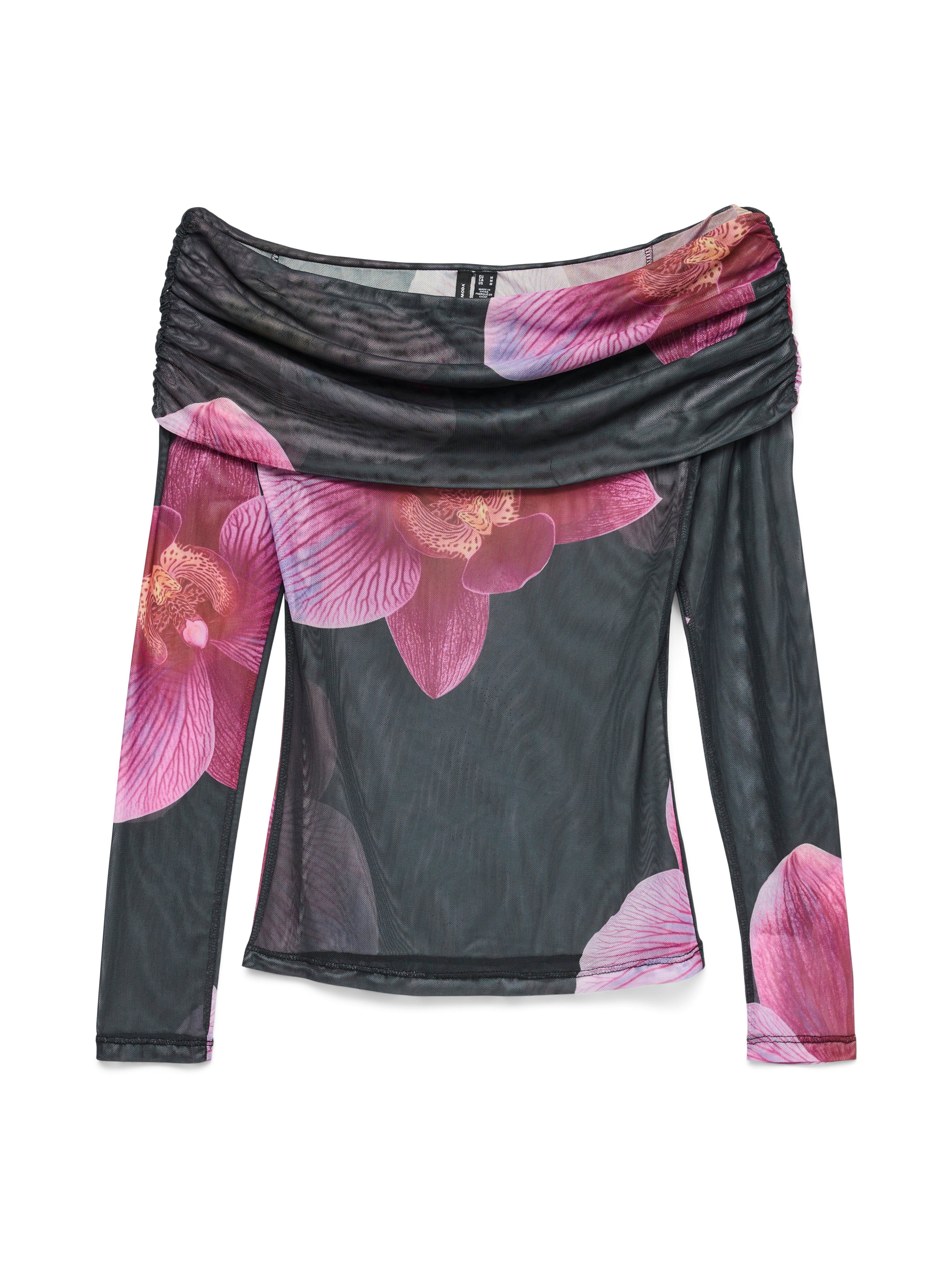 Flory Off the Shoulder Mesh Top