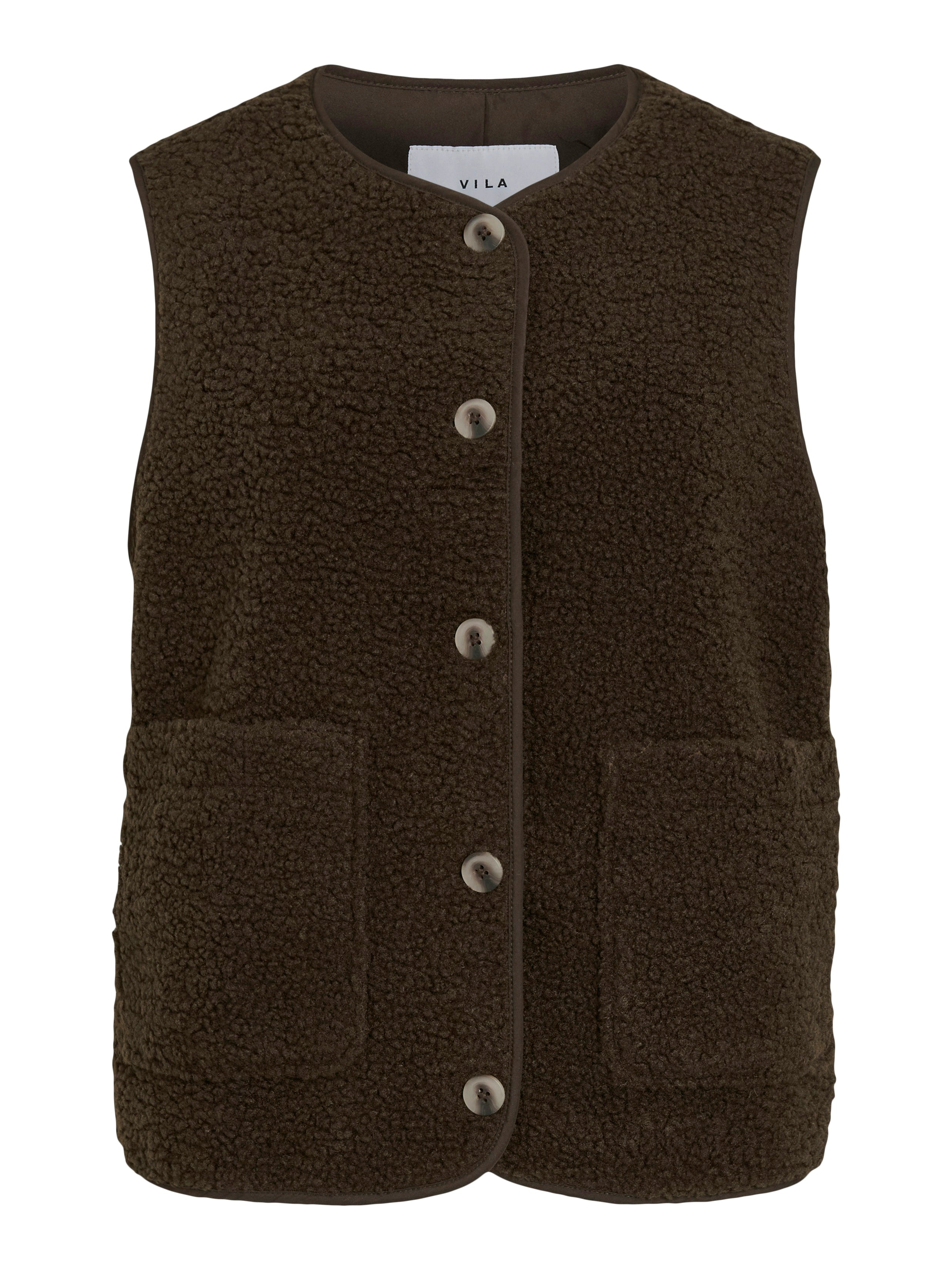 Ada Brown Teddy Waistcoat/Gilet
