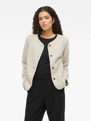 Ada Cream Teddy Jacket