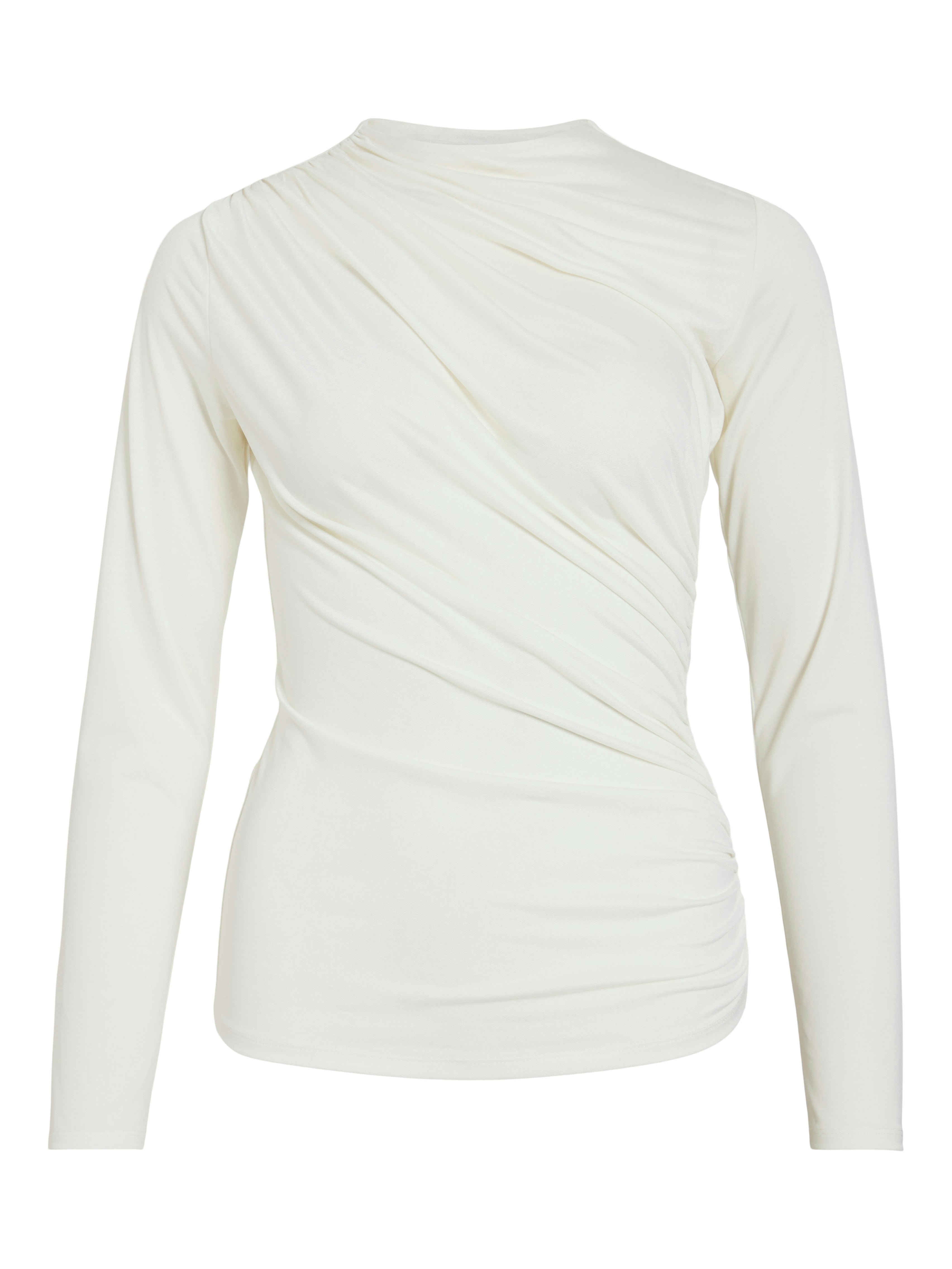 Zurna Funnel neck Draped Detail Top