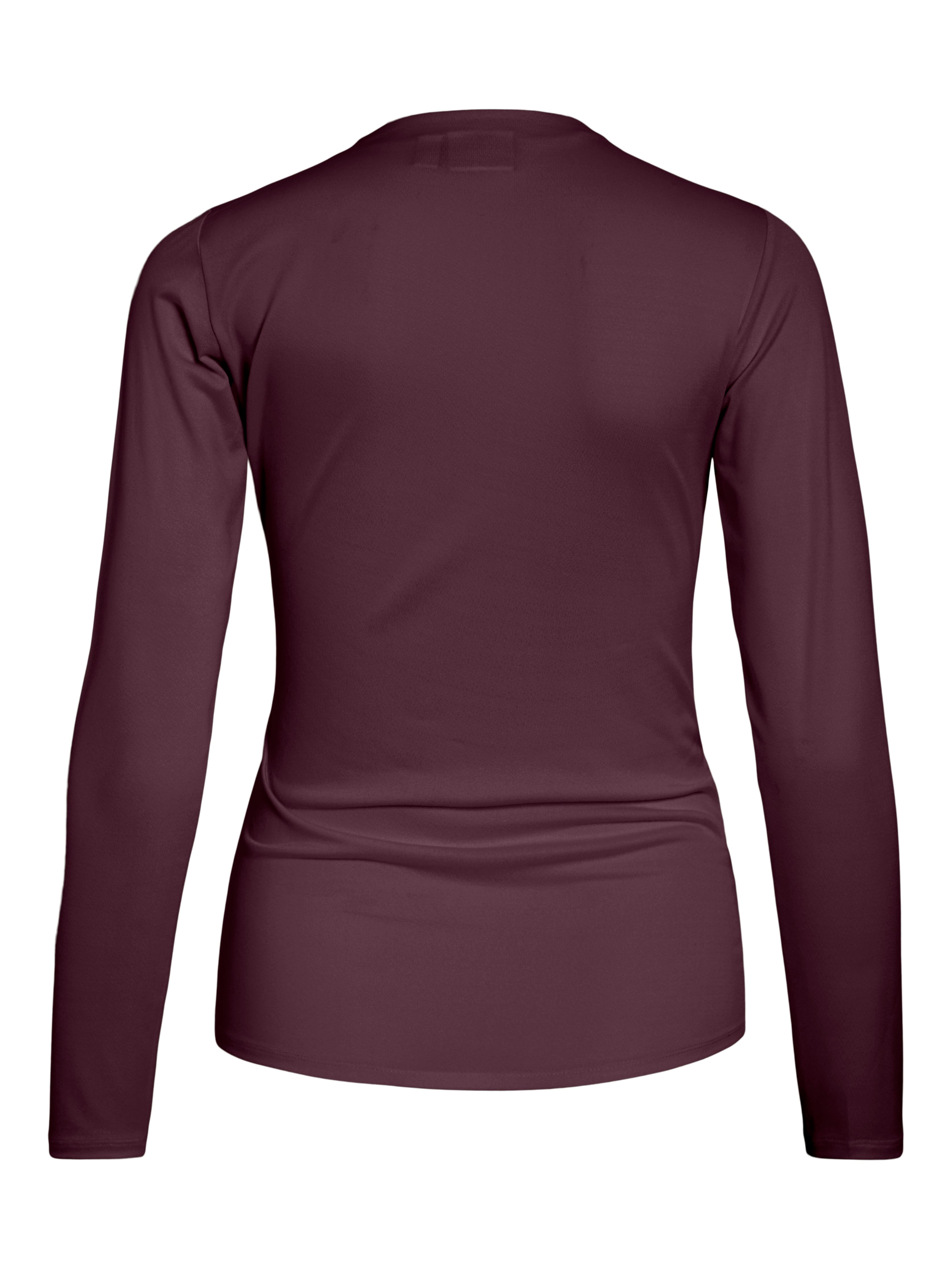 Zurna Funnel neck Draped Detail Top