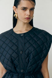 Benji Waisted Quilted Gilet