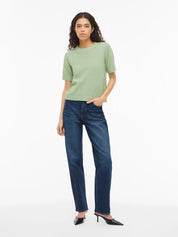 Ollo Textured T-shirt Style Knit