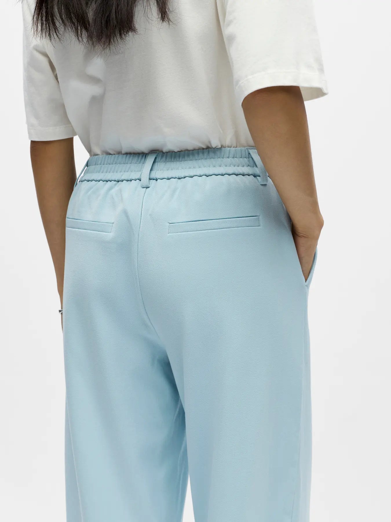 Lisa Blue Wide Leg Trousers