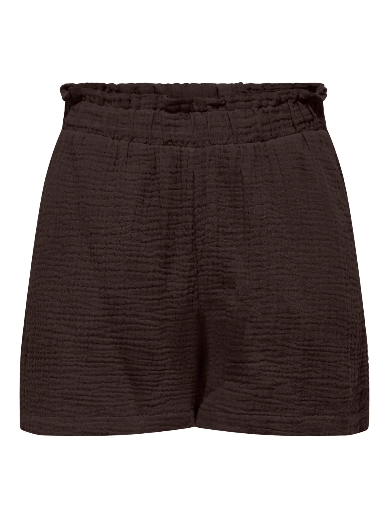 Theis Cheesecloth Shorts Brown
