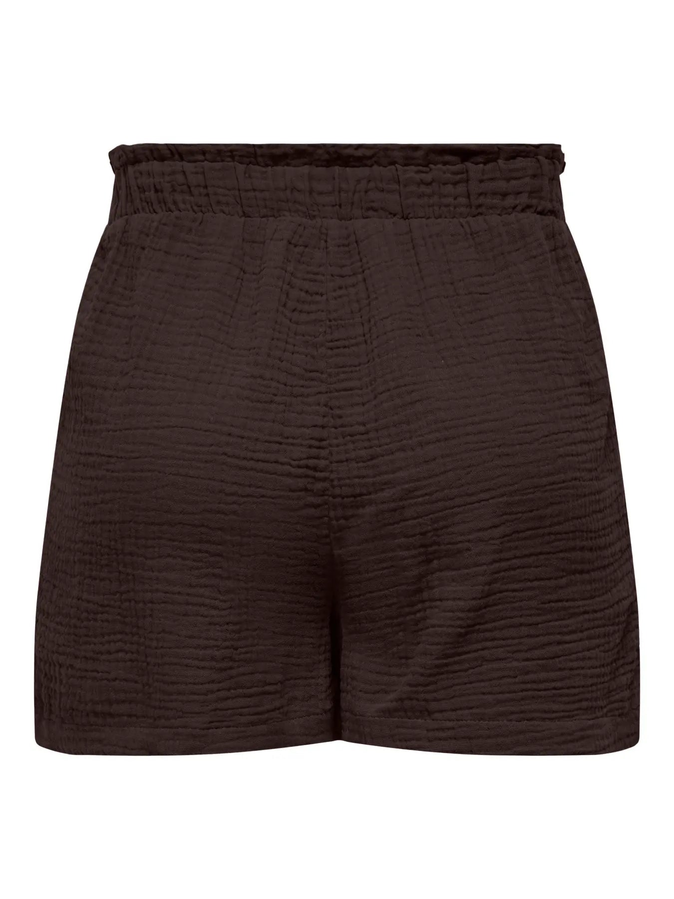 Theis Cheesecloth Shorts Brown