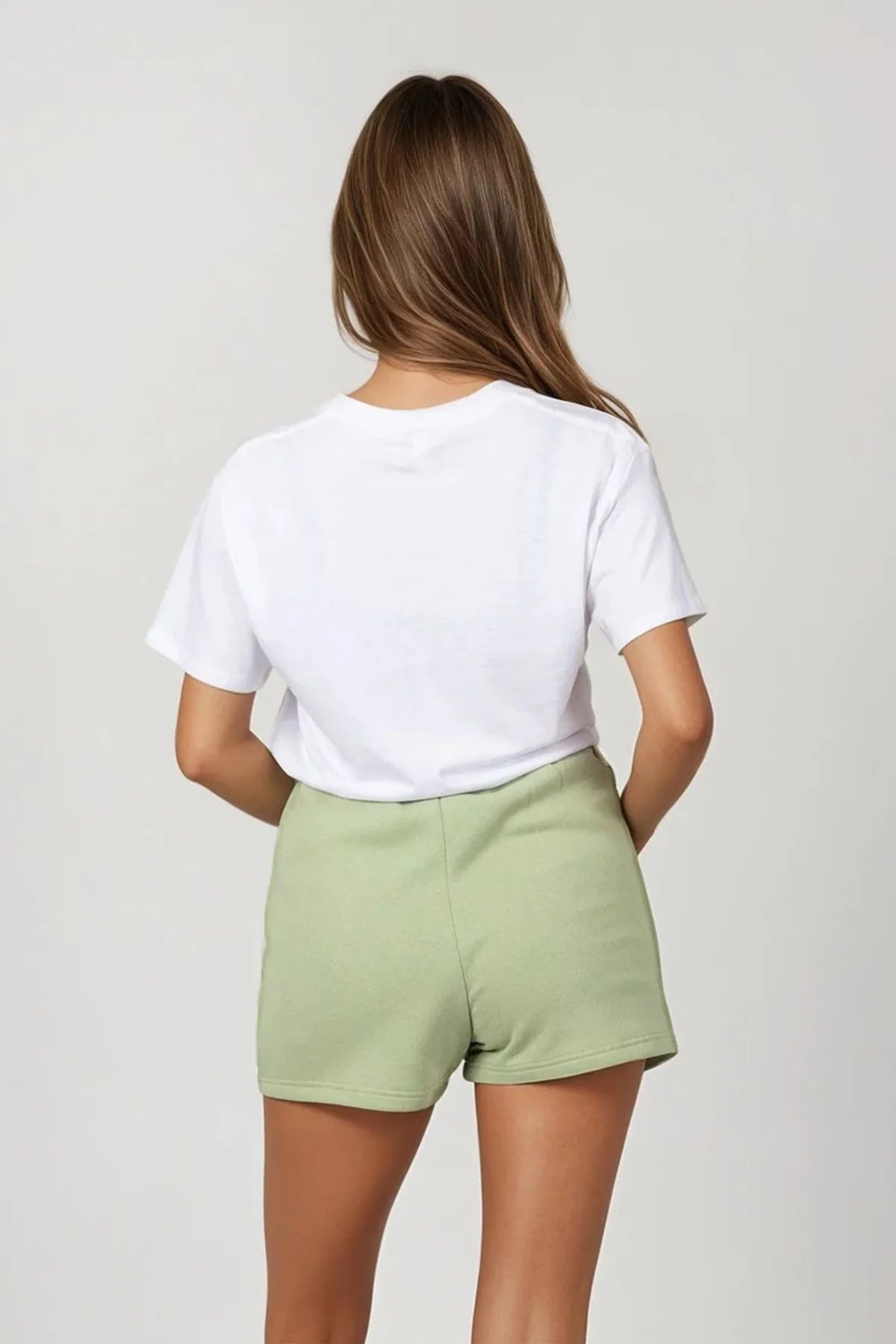 Daisy Green Short Sweat Shorts