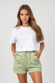 Daisy Green Short Sweat Shorts