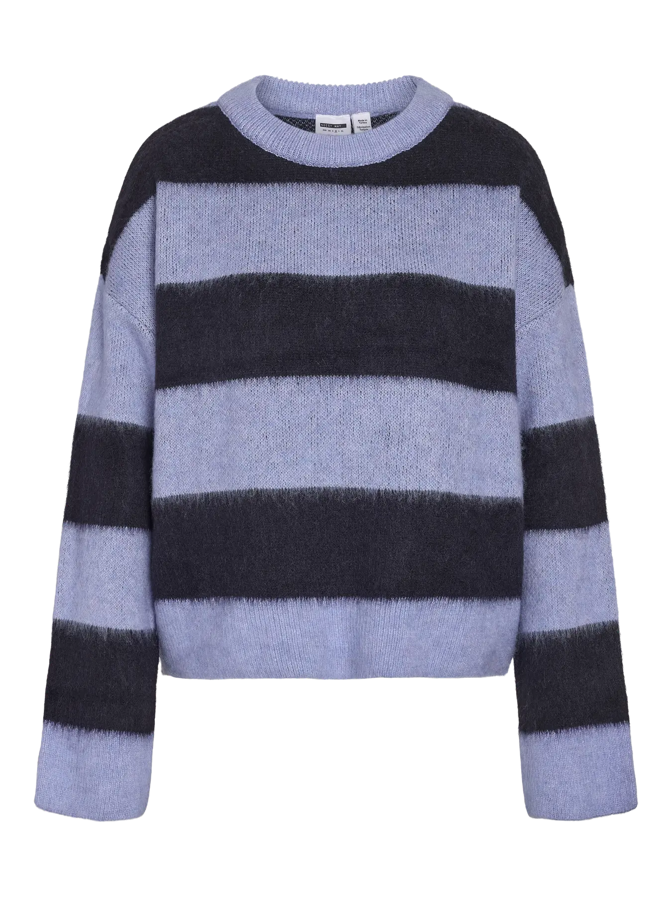 Soff Stripe O-neck Knit Jumper