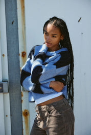 Soff Stripe O-neck Knit Jumper