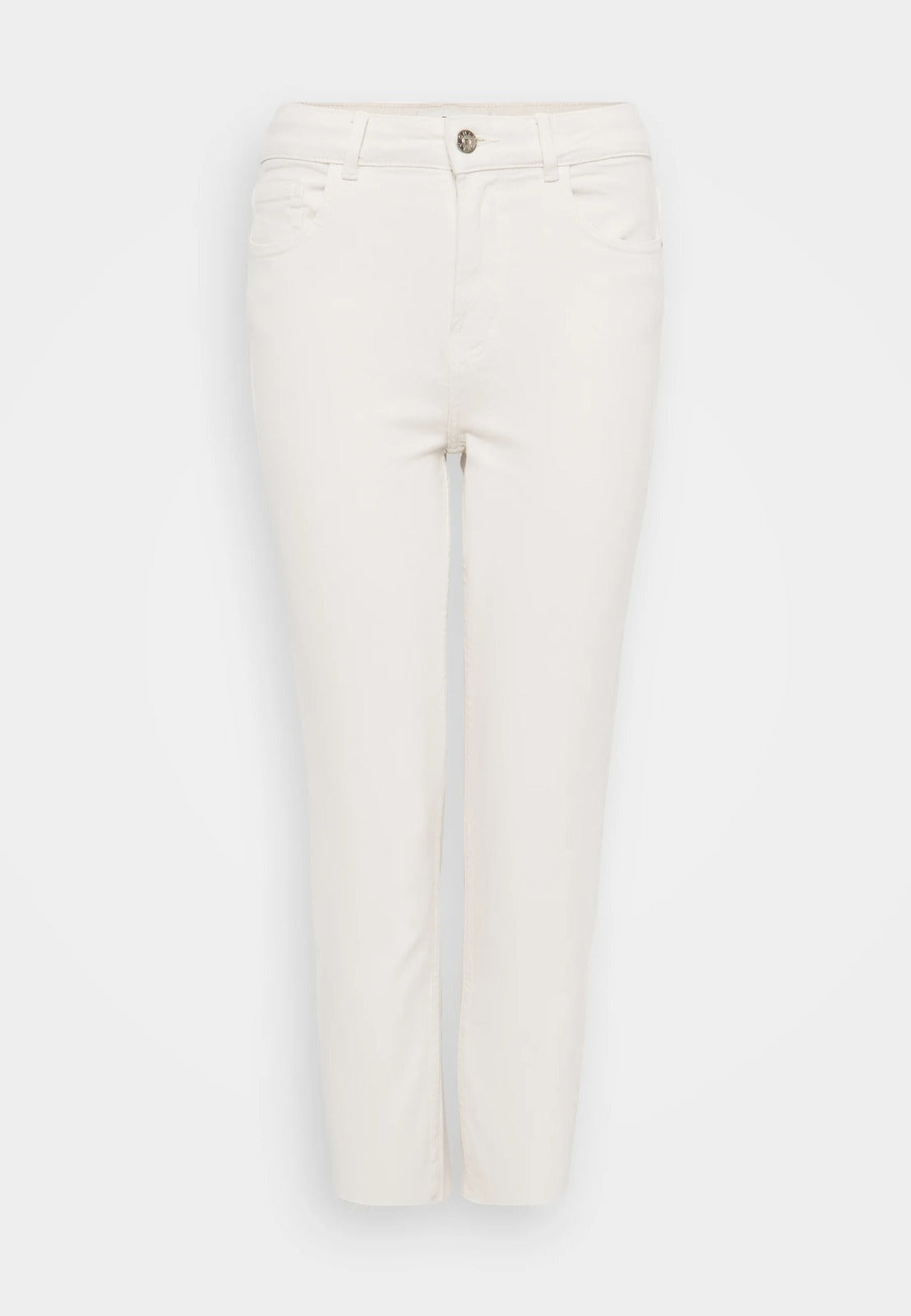 Emily Raw Edge Denim Ecru Jean