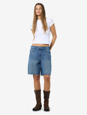 Holla Denim Long Shorts