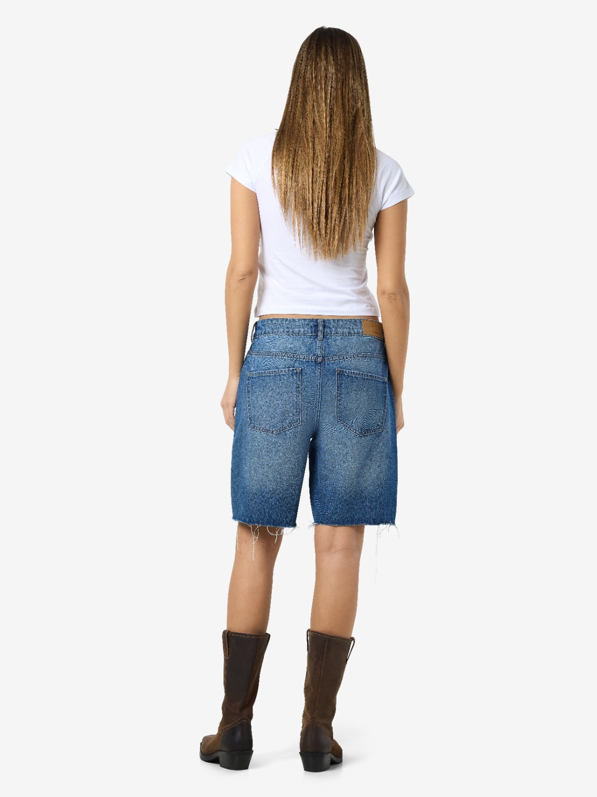 Holla Denim Long Shorts