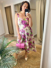 The Alina Strappy Sun Dress with Full Skirt
