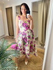 The Alina Strappy Sun Dress with Full Skirt