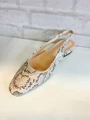 Alex Snake print Sling Back Ballet Pumps