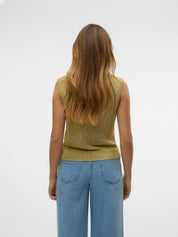 Ruby Gold Lurex O-neck Top