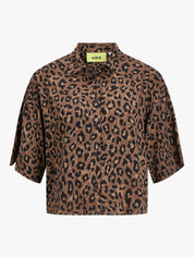 Mira Macy Leopard Resort Shirt