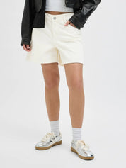 Laura Denim Shorts Off White