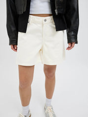 Laura Denim Shorts Off White