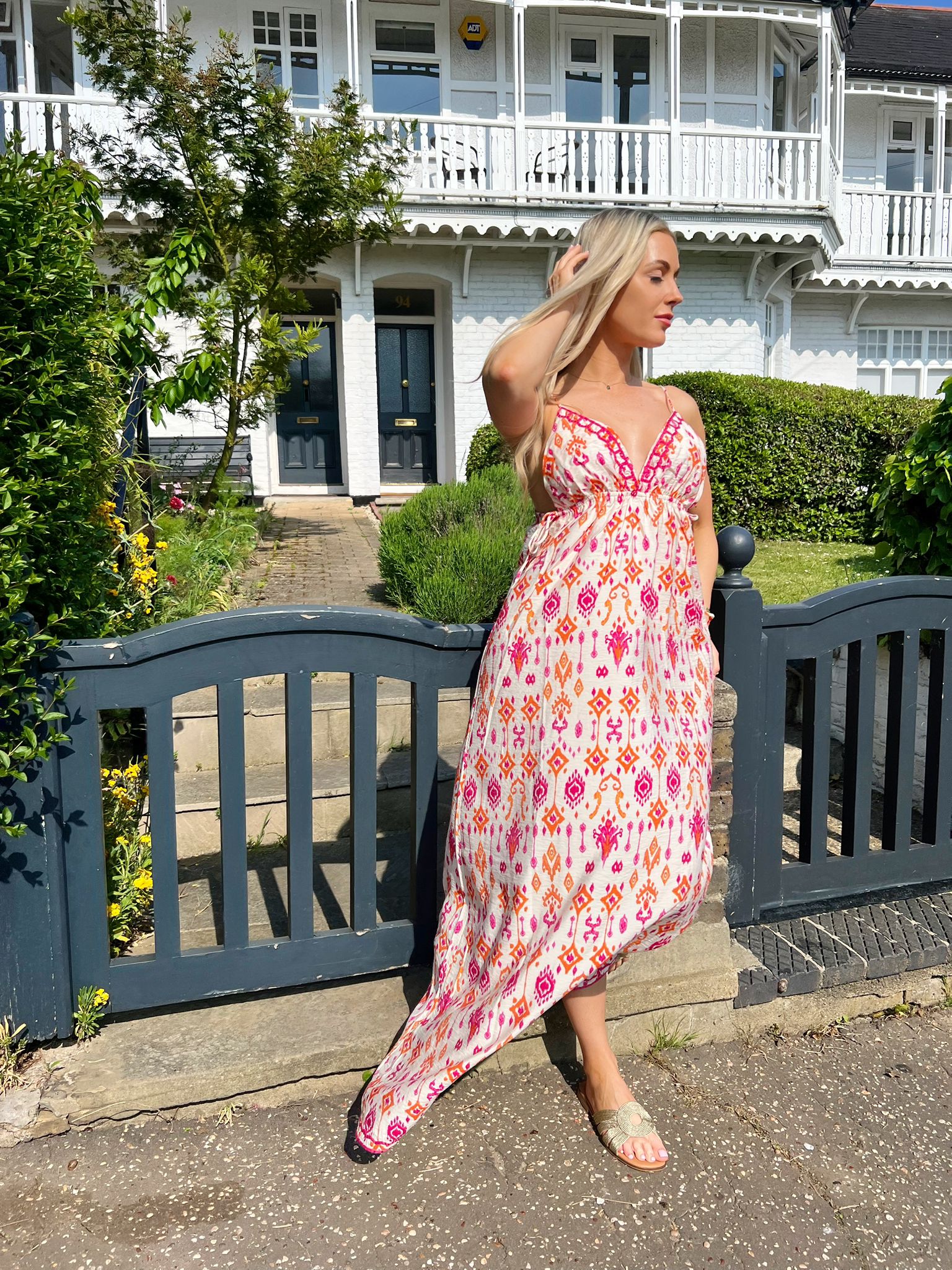 Elanor Printed Maxi Dress